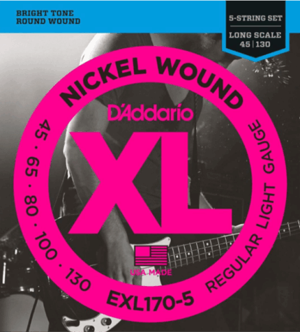 Juego de cuerdas Daddario EXL170-5 para Bajo Electrico