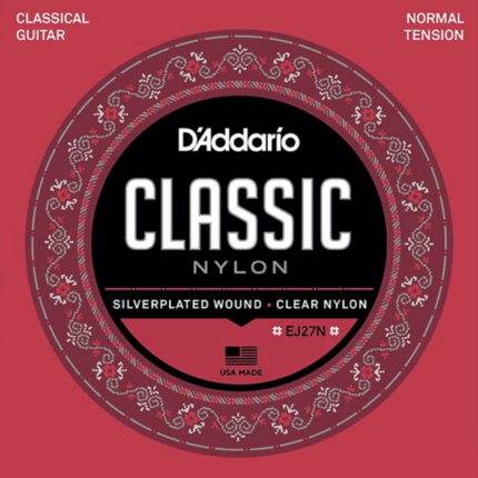 Juego de cuerdas Daddario EJ-27N para Guitarra Clasica
