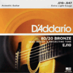 Juego de cuerdas Daddario EJ10 para Guitarra Acústica