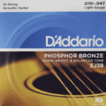 Juego de cuerdas Daddario EJ38 para Guitarra Acústica