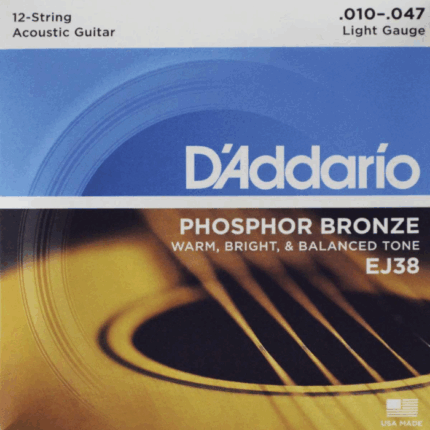 Juego de cuerdas Daddario EJ38 para Guitarra Acústica