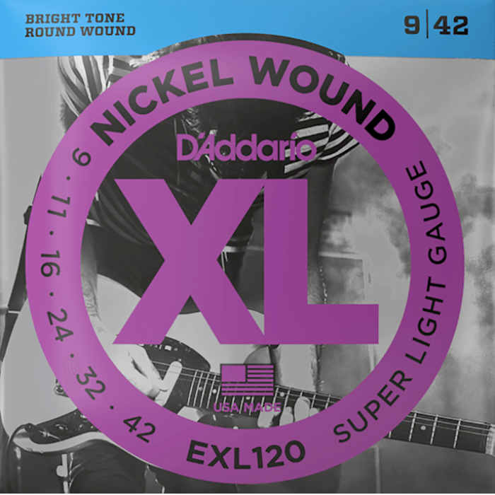 Juego de cuerdas Daddario EXL120 para Guitarra Electrica