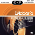 Juego de cuerdas Daddario EXP10 para Guitarra Acústica