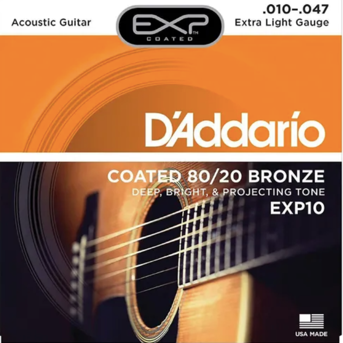 Juego de cuerdas Daddario EXP10 para Guitarra Acústica Juego de cuerdas Daddario EXP10 para Guitarra Acústica