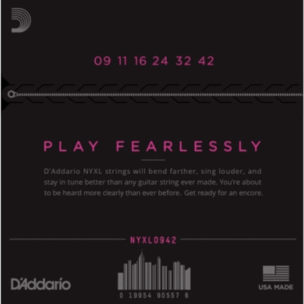 Juego de cuerdas Daddario NYXL 0942 para Guitarra Electrica 1
