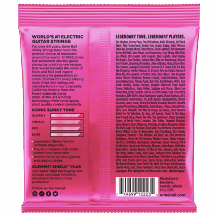Juego de cuerdas Ernie Ball Super Slinky para Guitarra Electrica 1